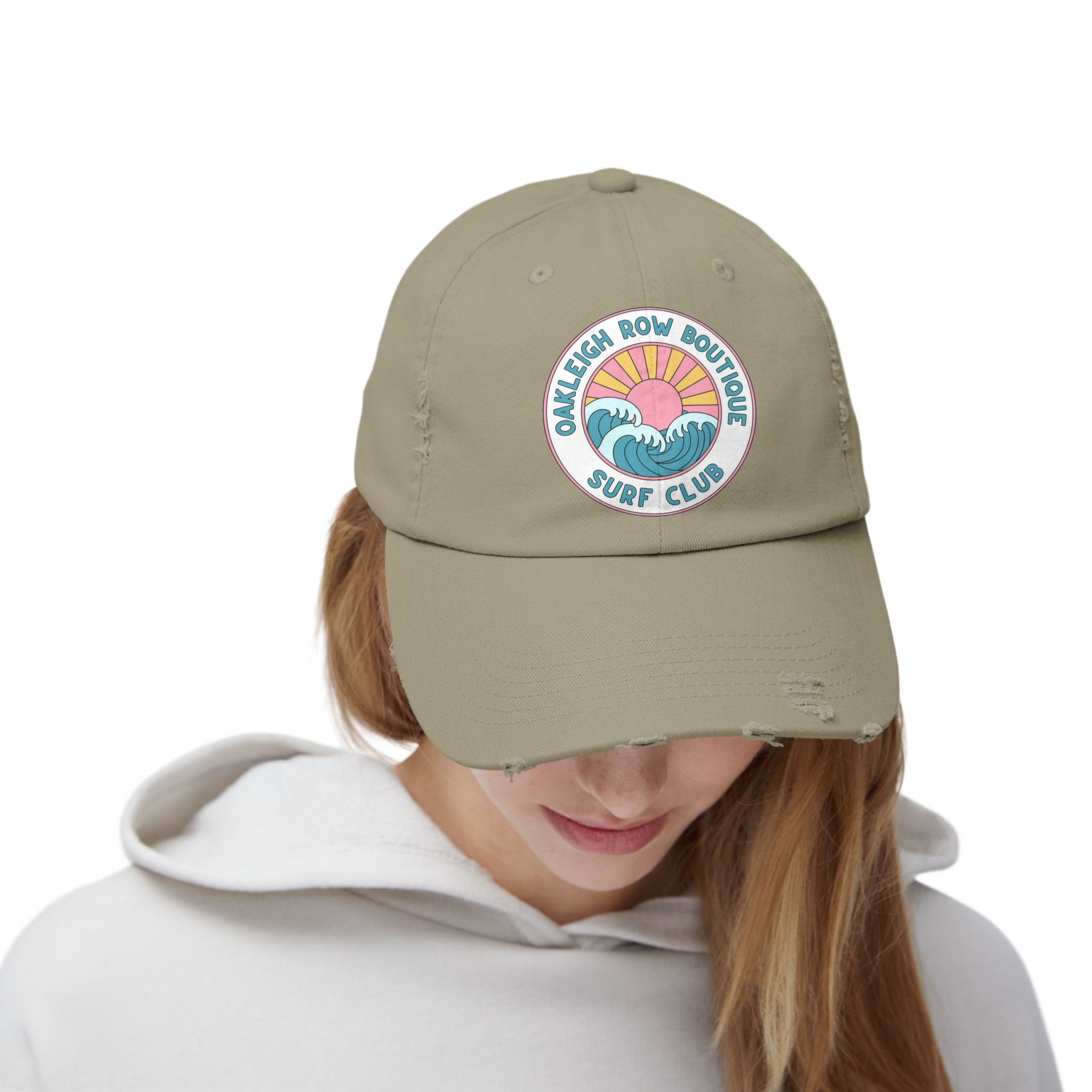 Surf Club Distressed Cap