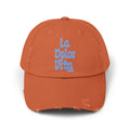 La Dolce Vita Distressed Hat - Blue