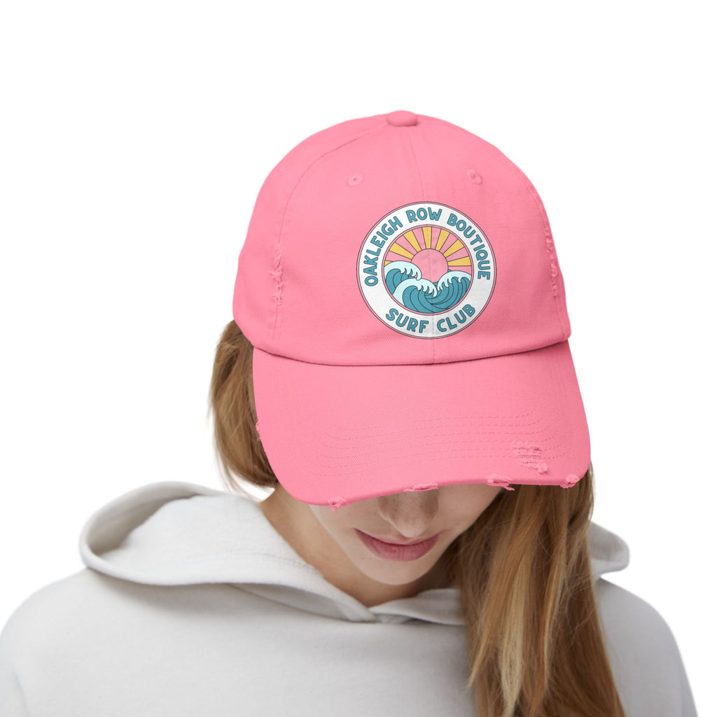 Surf Club Distressed Cap