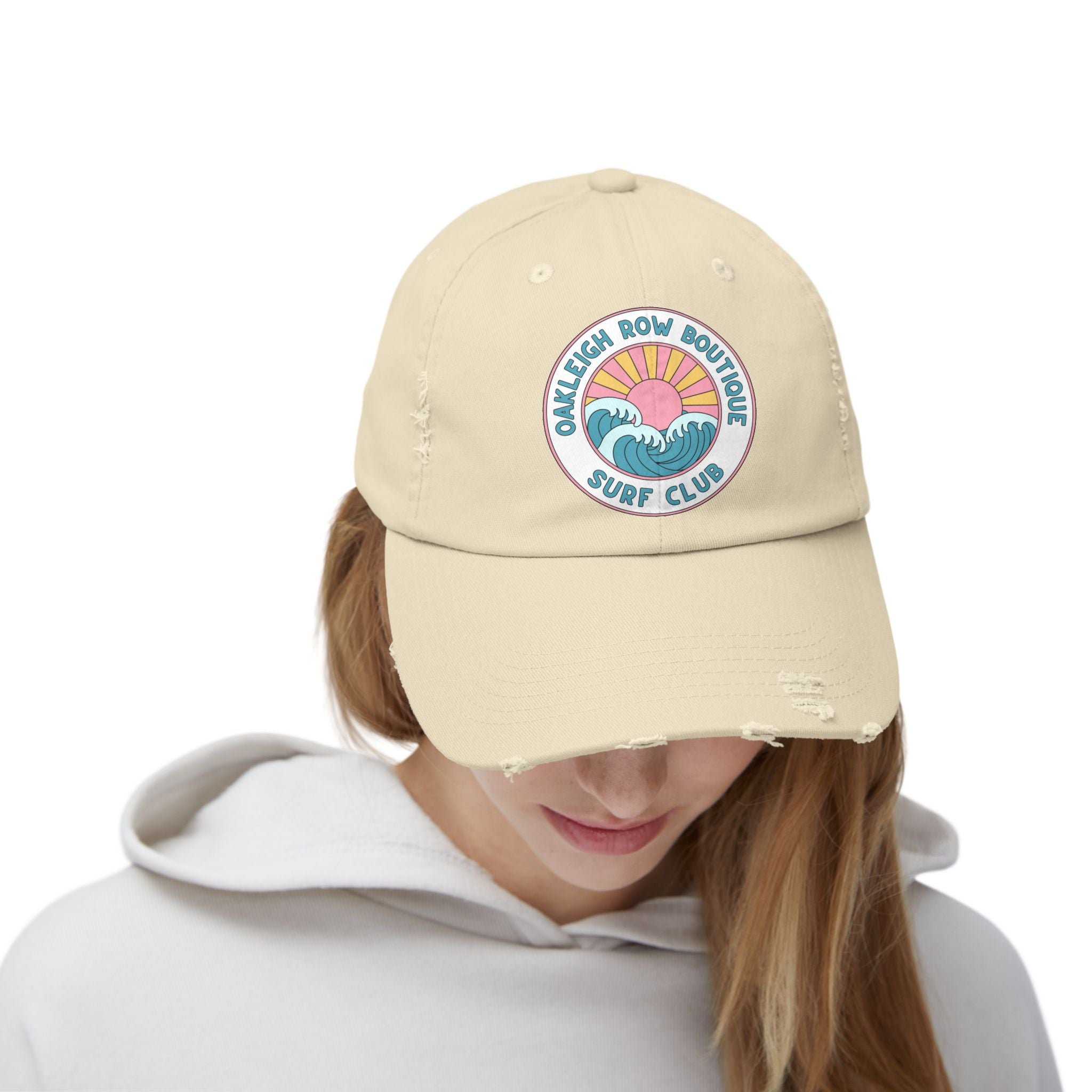Surf Club Distressed Cap