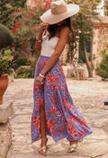 Boho Floral Maxi Skirt